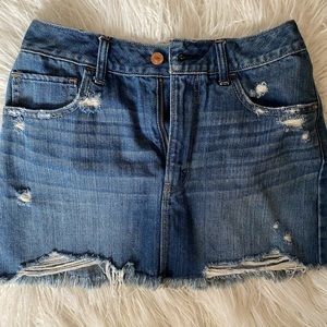 Abercrombie & Fitch Denim Mini Skirt